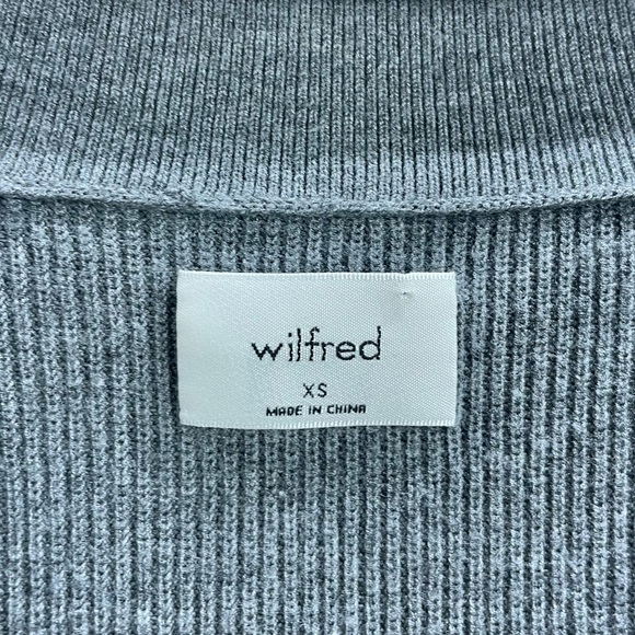 Wilfred Cove Ribbed Dress in Grey Size XS - Picture 6 of 7